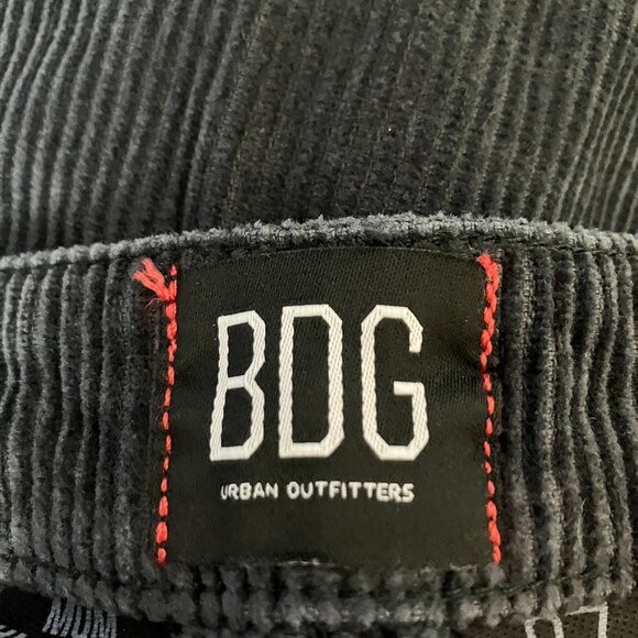 BDG Urban Outfitters Womens Mom Jeans Corduroy High Rise Size 27 Black Dark Gray - Picture 5 of 8